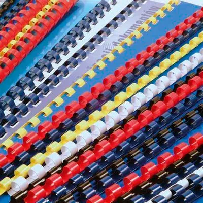 Grzbiet plastikowy 10mm ARGO 405103 niebieski 100szt