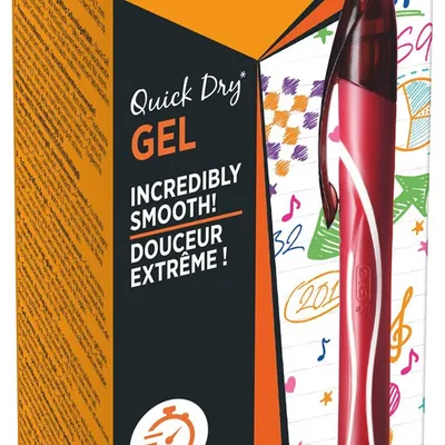 Długopis żelowy BIC intensity quick dry 949874 czerwony 0.7mm