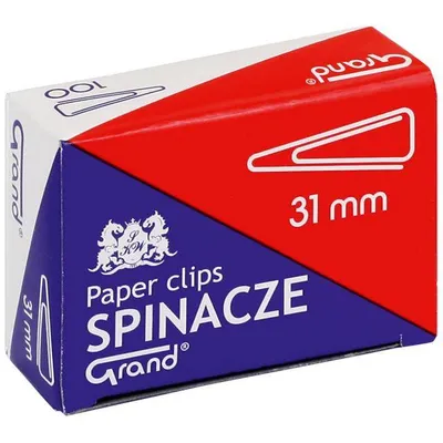 Spinacze trójkątne 31mm Grand 110-1387 100szt