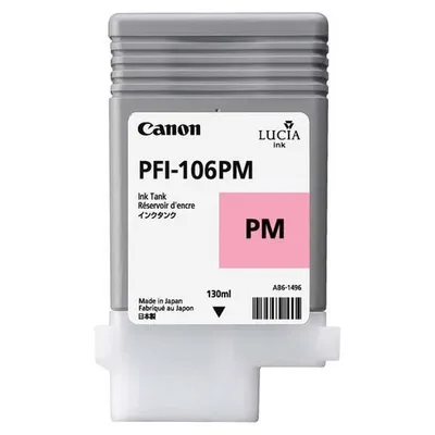 Canon oryginalny ink / tusz pfi106pm, photo magenta, 130ml, 6626b001, CANON ipf-6300
