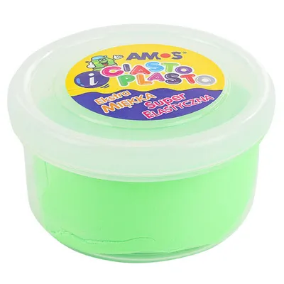 Ciastoplasto Amos 170-2738 neon zielony 30g
