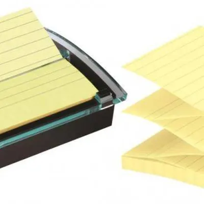 Podajnik do karteczek samoprzylepnych 3M post-it® millenium xl z-notes ds440-sscyl czarny + bloczek