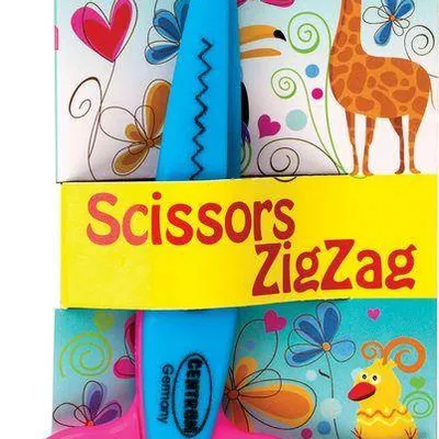 Nożyczki 135mm CENTRUM zig zag 80184 mix