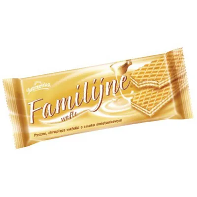 Wafle familijne śmietankowe JUTRZENKA 180g