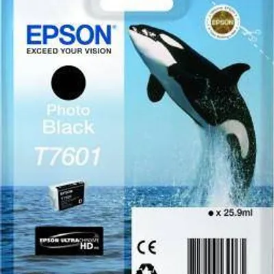 Tusz oryginalny EPSON t7601 c13t76014010 photo czarny 25,9 ml