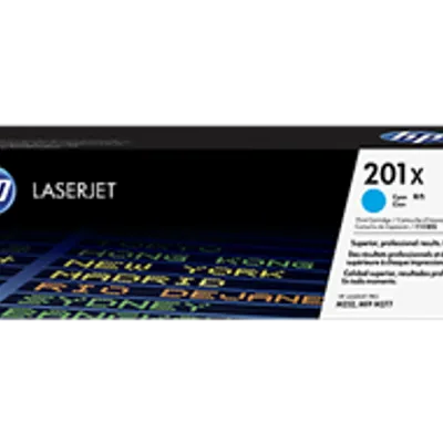 Toner oryginalny HP201x cf401x cyan 2300 stron