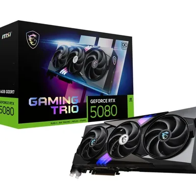 Msi karta graficzna geforce rtx 5080 gaming trio oc 16g gddr7 256bit 3dp/hdmi