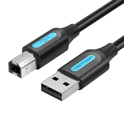 Kabel usb 2.0 a do b Vention coqbj 2a 5m czarny pvc