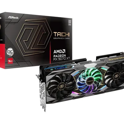 Asrock karta graficzna radeon rx 9070 xt taichi 16gb