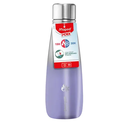 Butelka termiczna stalowa Maped Picnik concept adult 0,5l fioletowa