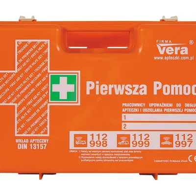 Apteczka przemysłowa VERA top 10 din 13157 walizka z abs