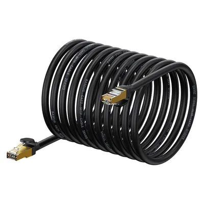 Kabel sieciowy Baseus ethernet rj45, 10gb, 30m (czarny)