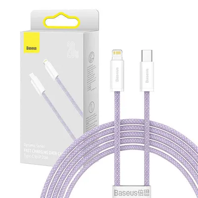 Kabel usb-c do lightning Baseus dynamic series, 20w, 2m (fioletowy)
