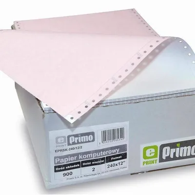 Papier samokopiujący 240 12" EPRIMO e04940 kolorowa kopia 1+4 400 składek