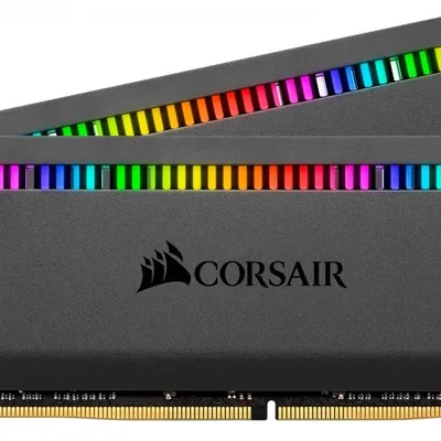 Corsair pamięć ddr4 dominator platinum rgb 32gb/3200 (2*16gb) cl16 czarna