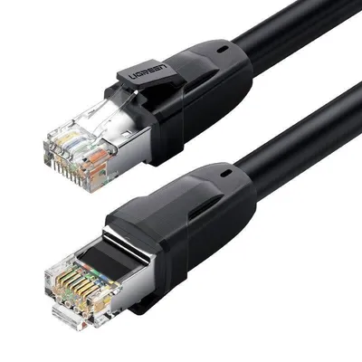 Kabel sieciowy UGREEN nw121 ethernet rj45, cat.8, s/ftp, 1m (czarny)