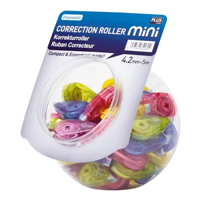 Korektor w taśmie 4.2mmx5m PLUS wh-504-50p mini słoik 50szt