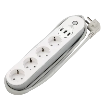 Listwa zasilająca 10a ac-4 / usb-3 dgm ps-w1043 1100w - 2300w ac 110v-230v; 50/60hz wifi 2.4
