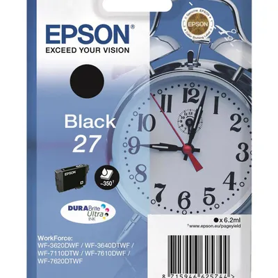 Tusz oryginalny EPSON t2701 c13t27014012 czarny 6,2 ml