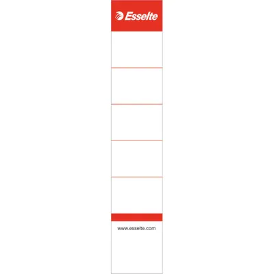 Etykiety do segregatora wsuwane 30x158mm ESSELTE 81081 biały 100szt