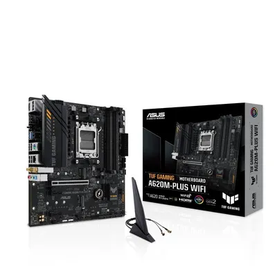 Asus płyta główna tuf gaming a620m-plus wifi am5 4ddr5 hdmi/dp matx