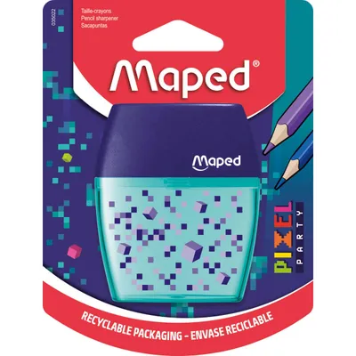 Temperówka MAPED shaker pixel 2 otwory blister