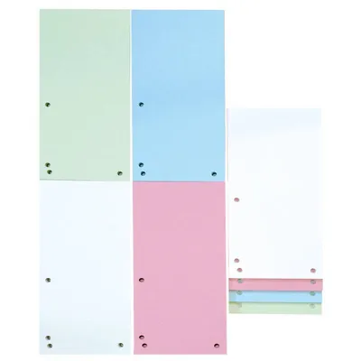Przekładki 1/3 a4 DONAU mix kolorów karton 190g/m² 100szt