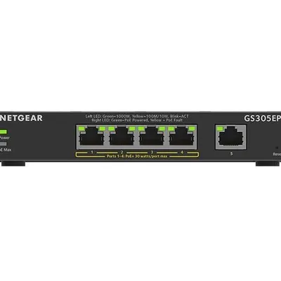 Netgear przełącznik gs305ep 5x1ge (4xpoe+)