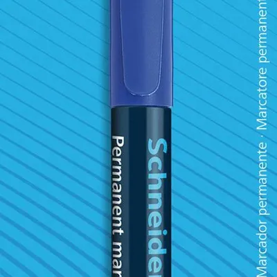 Marker permanentny SCHNEIDER maxx 130 niebieski okrągła 1-3mm blister