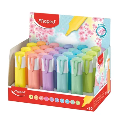 Zakreślacz MAPED classic new pastel mix kolorów 1-5mm