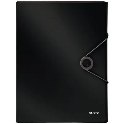 Teczka z gumką a4 LEITZ solid 45681095 czarna pp 30mm