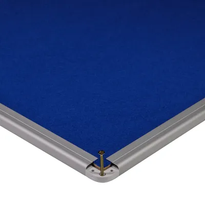 Tablica tekstylna 120x180cm MatBoards 5416-07k niebieska rama aluminiowa