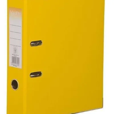 Segregator a4 tektura VAUPE biznes 75mm 063/08 żółty dźwigniowy