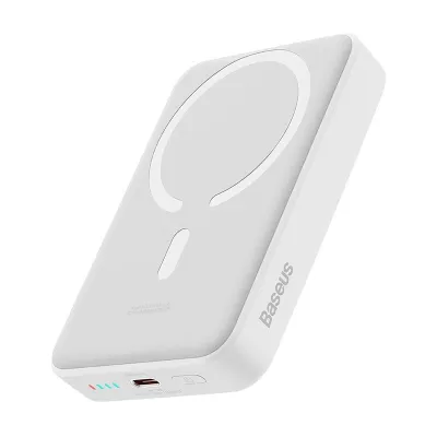 Powerbank mini Baseus 10000mah, usb-c 30w (biały)
