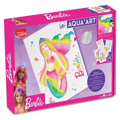 Obrazy akwarelowe Maped Creativ aqua art motyw barbie
