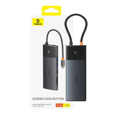 Adapter 11w1 Baseus metal gleam hub usb-c