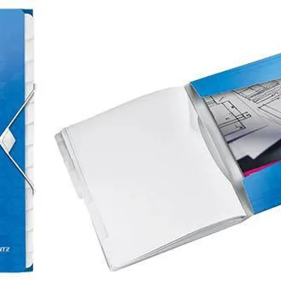 Teczka segregująca a4 LEITZ wow 46340036 niebieska pp 12 przegródek