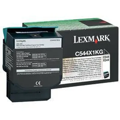 Toner oryginalny LEXMARK c544x1kg czarny 6000 stron