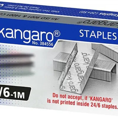 Zszywki KANGARO no. 24/6-1m 1000 szt.