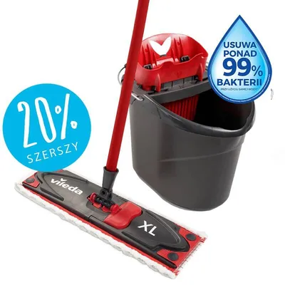 Zestaw mop płaski+wiaderko Vileda ultramax box xl vi160932