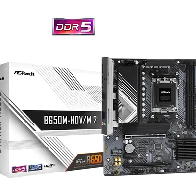 Asrock płyta główna b650m-hdv/m.2 am5 2ddr5 hdmi/dp matx