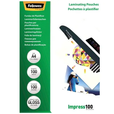 Folia do laminowania a4 Fellowes 5351111 100mic 100 szt