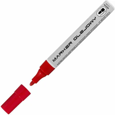 Marker olejowy TOMA 420 economy to-420 2 2 czerwony 2.5mm