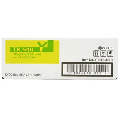 Toner oryginalny kyocera tk540y tk540y=1t02hlaeu0 yellow 4000 stron