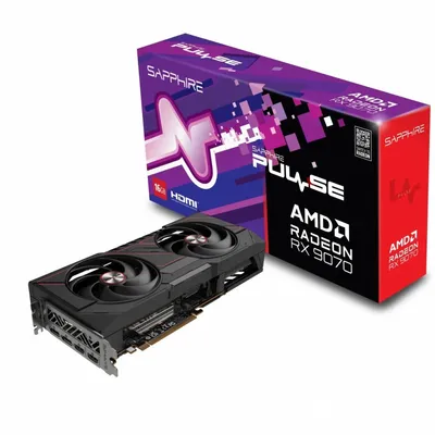 Sapphire technology karta graficzna radeon rx 9070 pulse 16gb gddr6 256bit 2dp/2hdmi