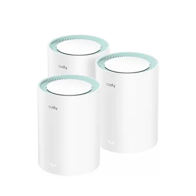 Cudy system wifi mesh m1300 (3-pack) ac1200
