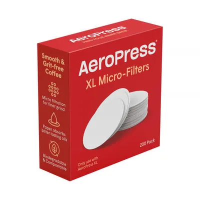 Aeropress - filtry papierowe xl 200 sztuk