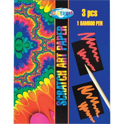 Zdrapywanka 188x127mm CENTRUM scratch book 80412 3 ark