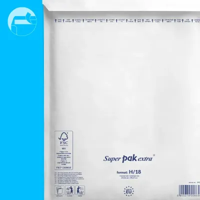 Koperta h/18 bąbelkowa hk NC KOPERTY 77730097/10 biała 10szt