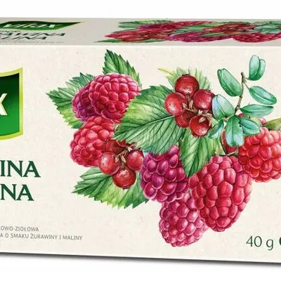 Herbata żurawina z maliną VITAX inspirations 20 torebek